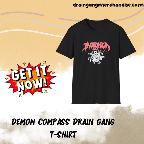 Demon Compass DTNK1506 Drain Gang T-Shirt